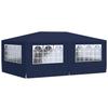 Professional Party Tent with Side Walls 4*6 M Blue 90 G M²