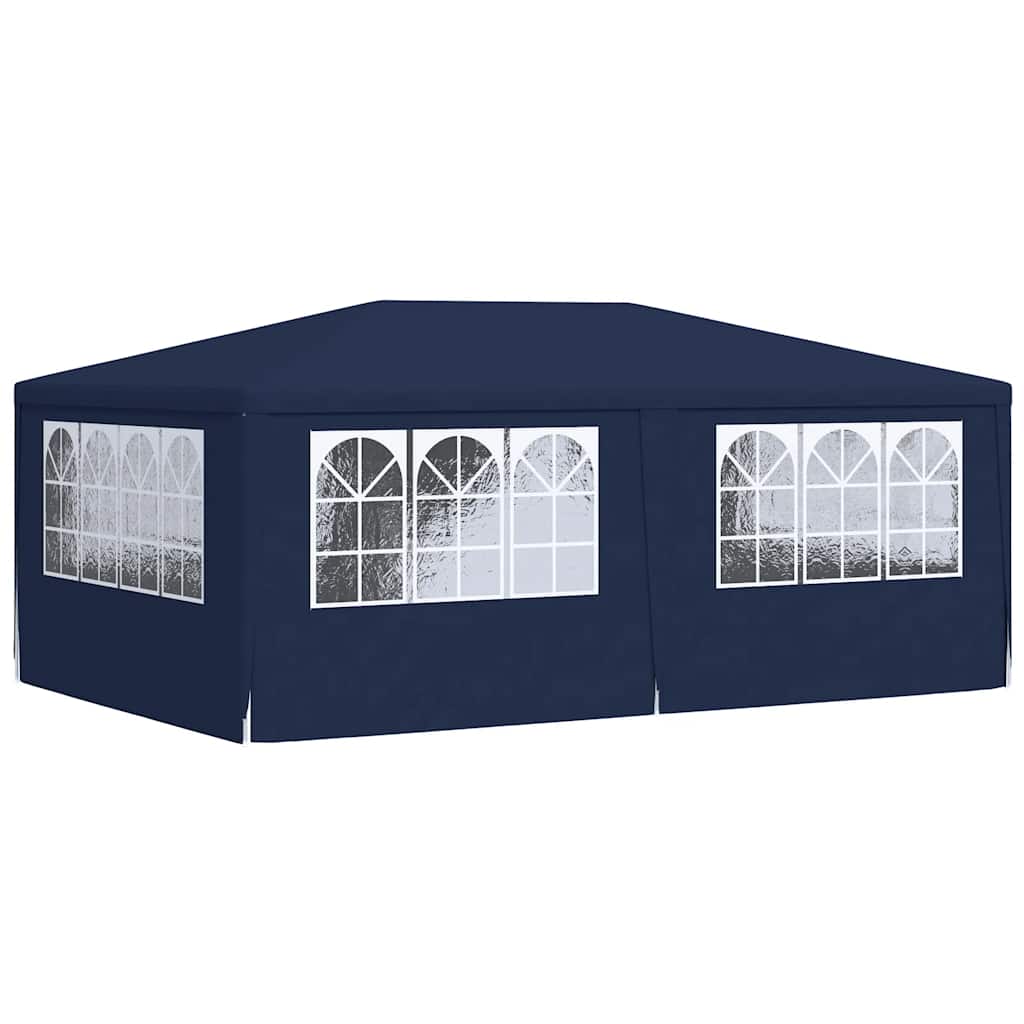 Professional Party Tent with Side Walls 4*6 M Blue 90 G M²