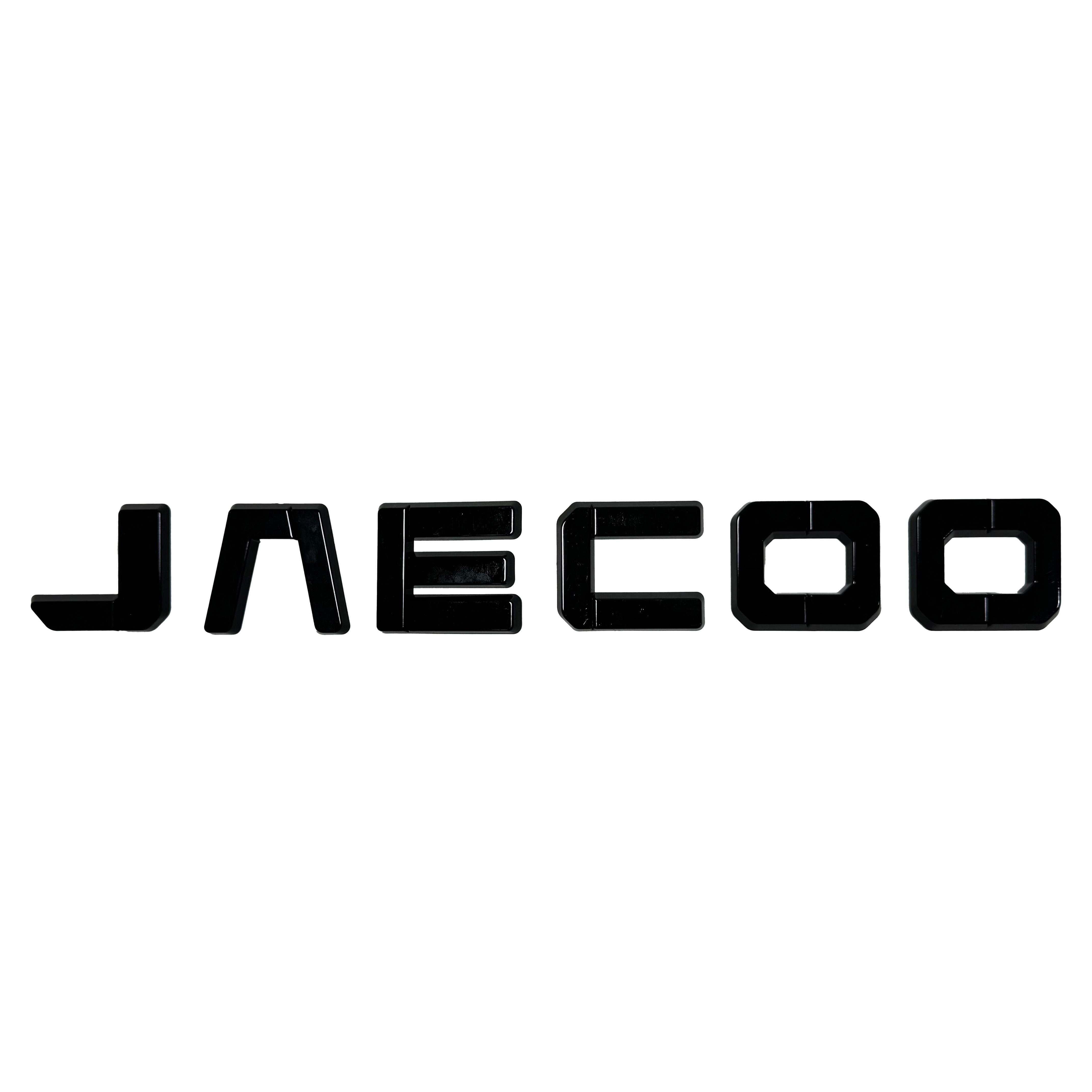 

For Jaecoo J7 Explore 06 2023-2026 Gloss Black Emblem Cover Adhesive Overlay Fit Curvature Self-Adhesive Sport Style Exterior