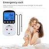 EU Outlet Plug Digital Thermostat Socket Temperature Controller Timer Switch Accuracy Cooling Heating Regulator Thermometer
