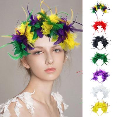 Kopfschmuck 1920er Jahre Damen 1920er 1950er Blume Teeparty Cocktail Hochzeit Kopfschmuck Damen Frauen Stirnbänder Yoga Stahlstirnband