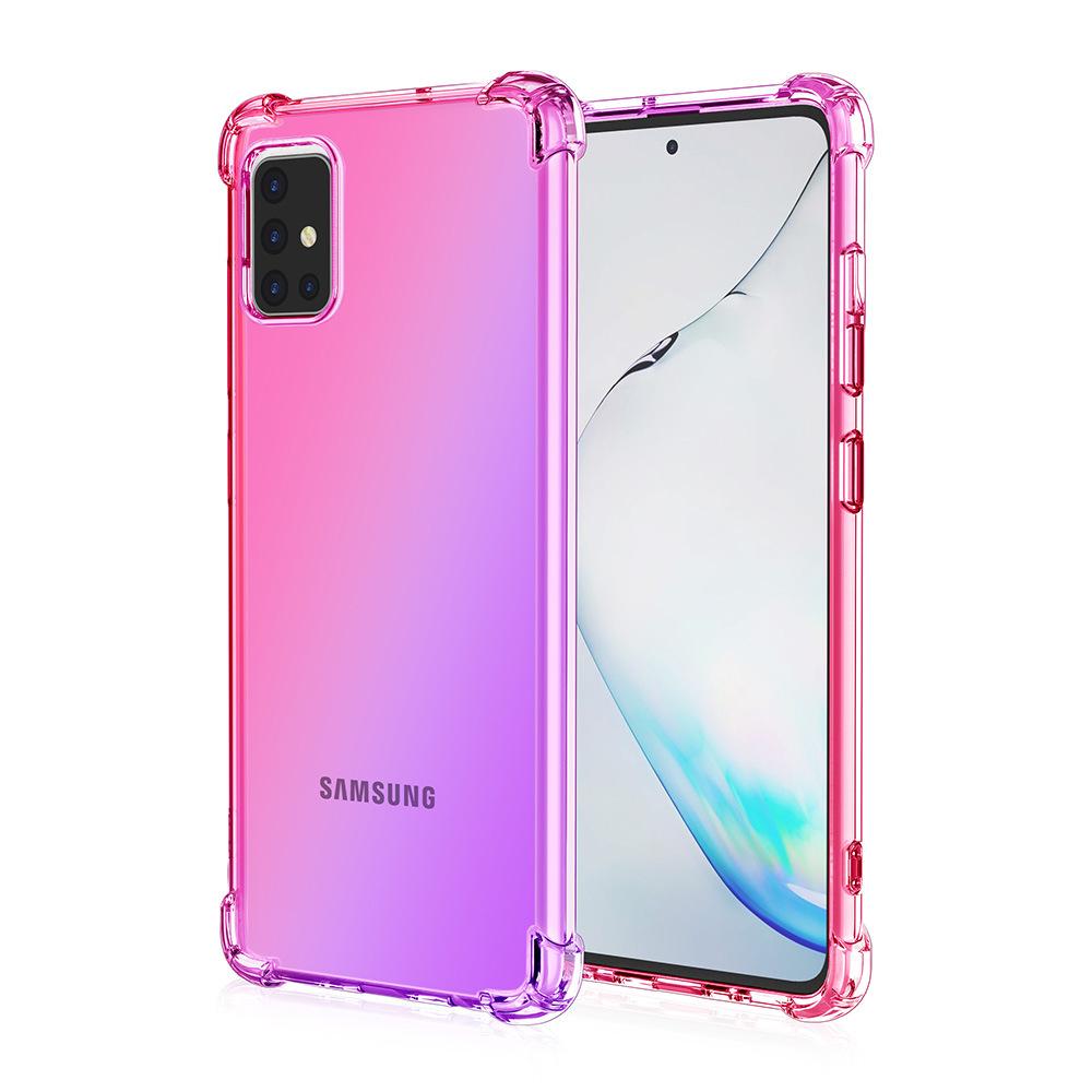 Samsung A17 Anti Fall Mobile Phone Case A71 Gradient A07 Mobile Phone Case A20 Suitable for A30 Protective Case A50 A21S