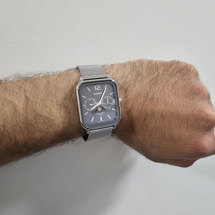 Zegarek - CASIO - MTP-M305M - Męski - Szary - Kwarcowy - Analogowy