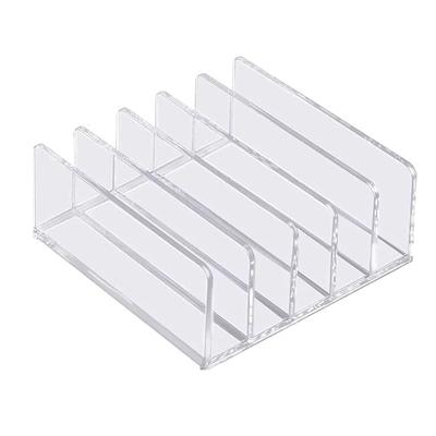 Good-Bookends Bookshelf Storage Rack Book Support Stand Desk Organizer Bookcase Organizer Book Storage Holder Shelf, 1PCS Acryli