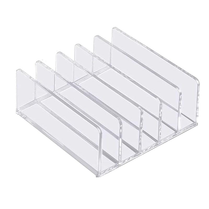 Good-Bookends Bookshelf Storage Rack Book Support Stand Desk Organizer Bookcase Organizer Book Storage Holder Shelf, 1PCS Acryli