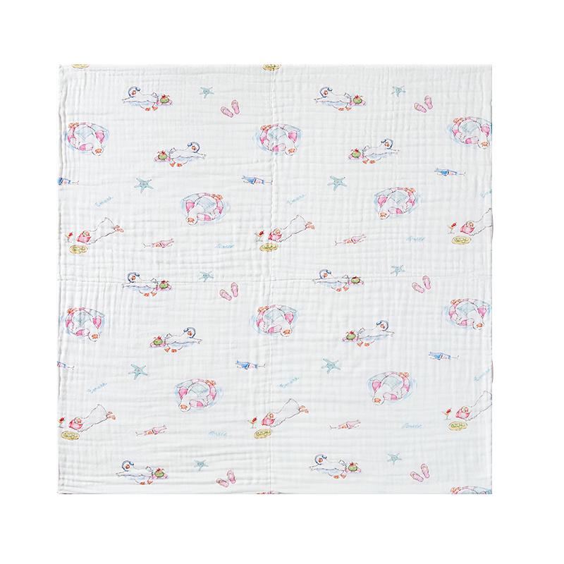 EMXEE Baby Bamboo Cotton Gauze Bath Towel 115 x 115 cm