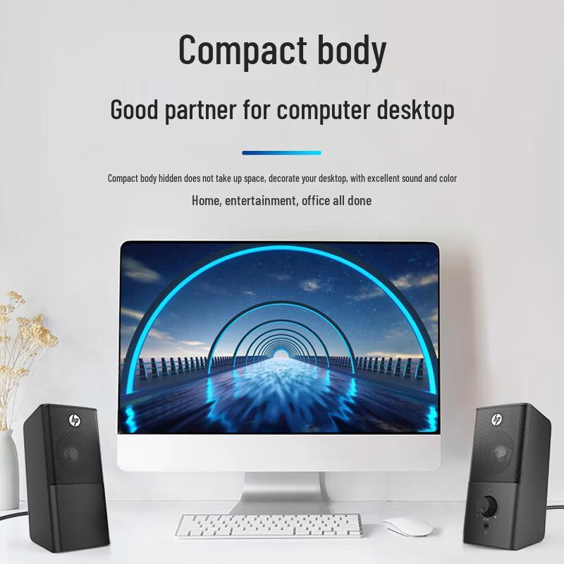 HP DHS-2101 Computer Speakers CN plug (adapter included)