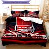 3pcs Arsenal Football Club Bedding Set Duvet Cover Closure Includes 1 Duvet Cover & 2 Pillowcases, Soft and Comfortable for All Seasons.