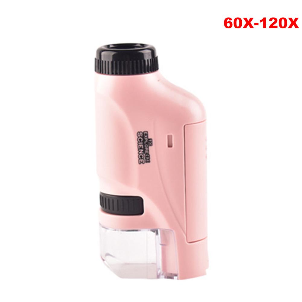 1000x Kid Microscope Lab Digital Microscopes 2 Inch IPS Screen Electronic Magnifier Camera with 8 LED Light Photo Video Function