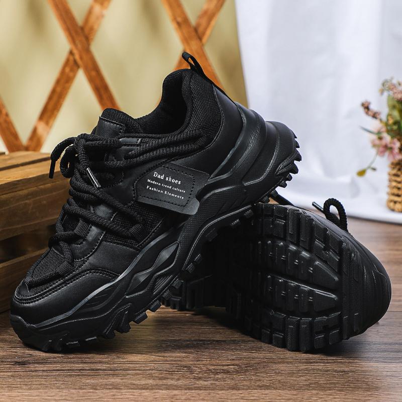 Chunky Shoes Women Trendy Platform Sneakers Height Increasing Sports Shoes Men Breathable Trainers Leisure Versatile Shoes