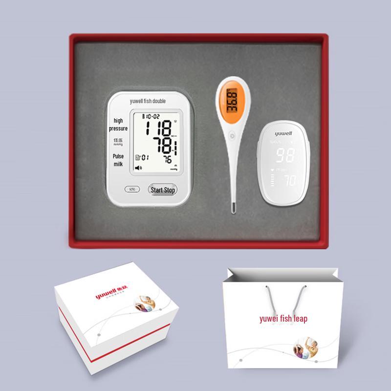 Yuwell Electronic Blood Pressure, Blood Oxygen, and Temperature Set