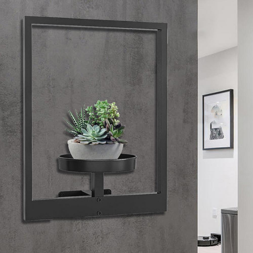 1pcs Picture Frame Wall Planter Holder Photo Frame Succulent Plants Metal Holder Heavy Duty Flower Pot Rack Garden Indoor Decoration