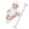 28 cm 11 tommer vinyl Leketøy Reborn Rebirth dukke Lukket øye simulering for barn Bursdag Julegaver ledsaget av leker