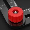 1PCS Aluminum Alloy Multi-Angle Measuring Ruler - Folding Tile Hole Locator for Woodworking/Construction