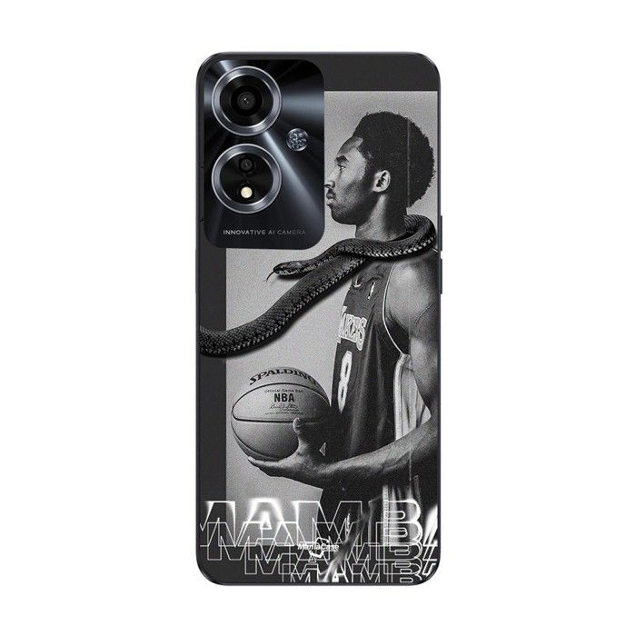 Phone Case - MANIACASE - Oppo A59 5G - Black - TPU Silicone - Sporty Style