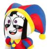 New 30cm Pomni Sitting Posture Cute Doll The Amazing Digital Circus Anime Surrounding Plush Toy Best Festival Gift for Childrens