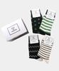 Sagseudeolaenggwiji Sander Pattern Socks (4 Set)