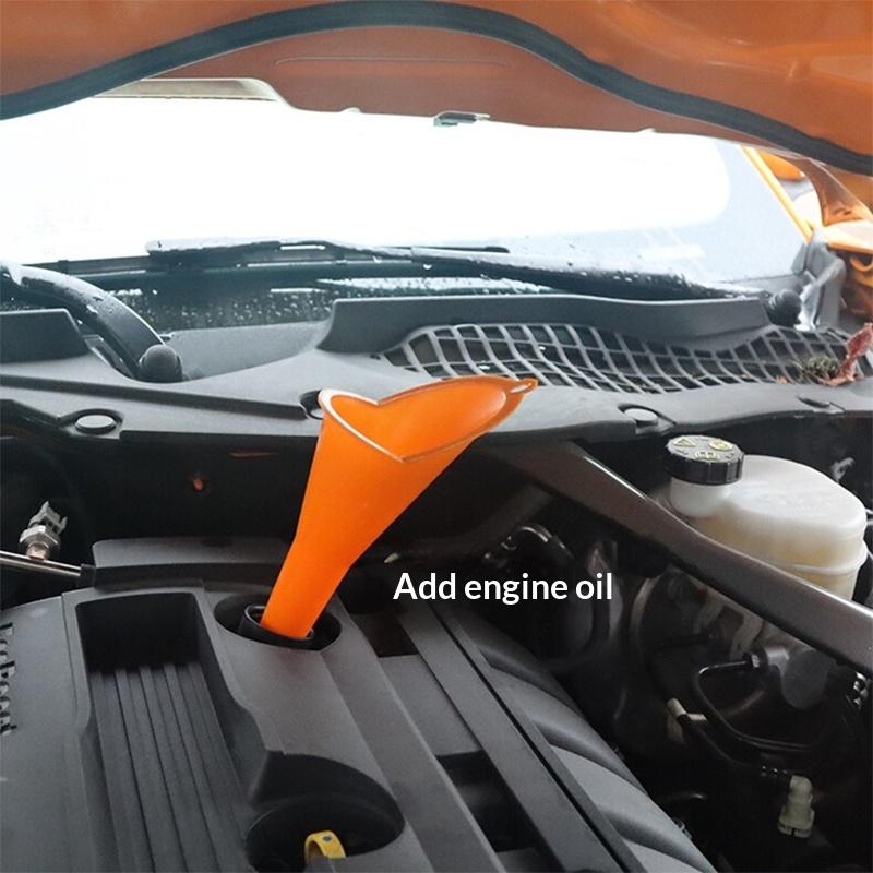 2-in-1 Betankungstrichter mit Sieb Ausgießer für Öl Wasser Kraftstoff Benzin Diesel Benzin für Auto Auto Motorrad Fahrrad LKW ATV