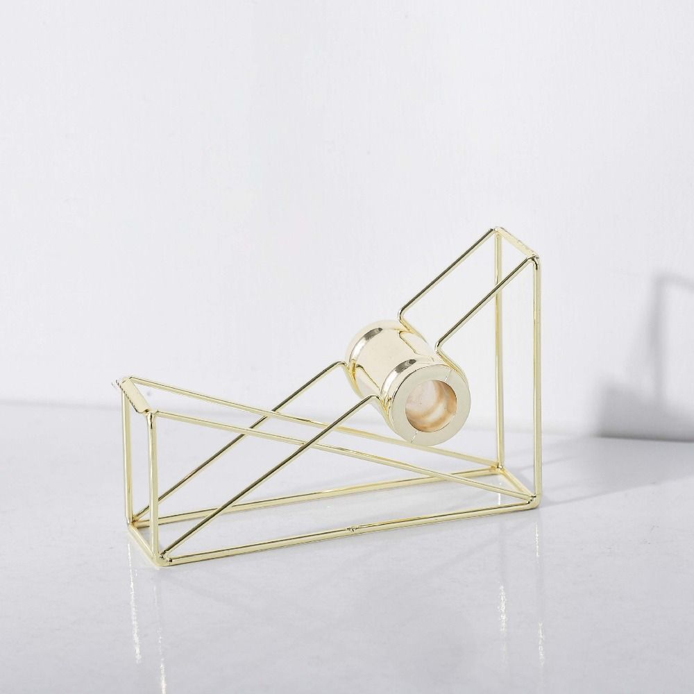 Smooth Cutting Iron Art Tape Dispenser Rust-proof Desktop Tape Holder Manual Tape Cutter  Home