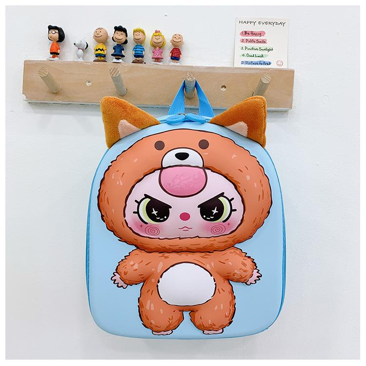 School Bag New Cute Children's Backpack Cartoon Eggshell Bag 3D Three-dimensional Hard Shell