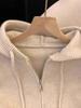 Cozy Hooded Zipper Cardigan: Women's Knitted Autumn/Winter Age-Reducing Sweater 2025