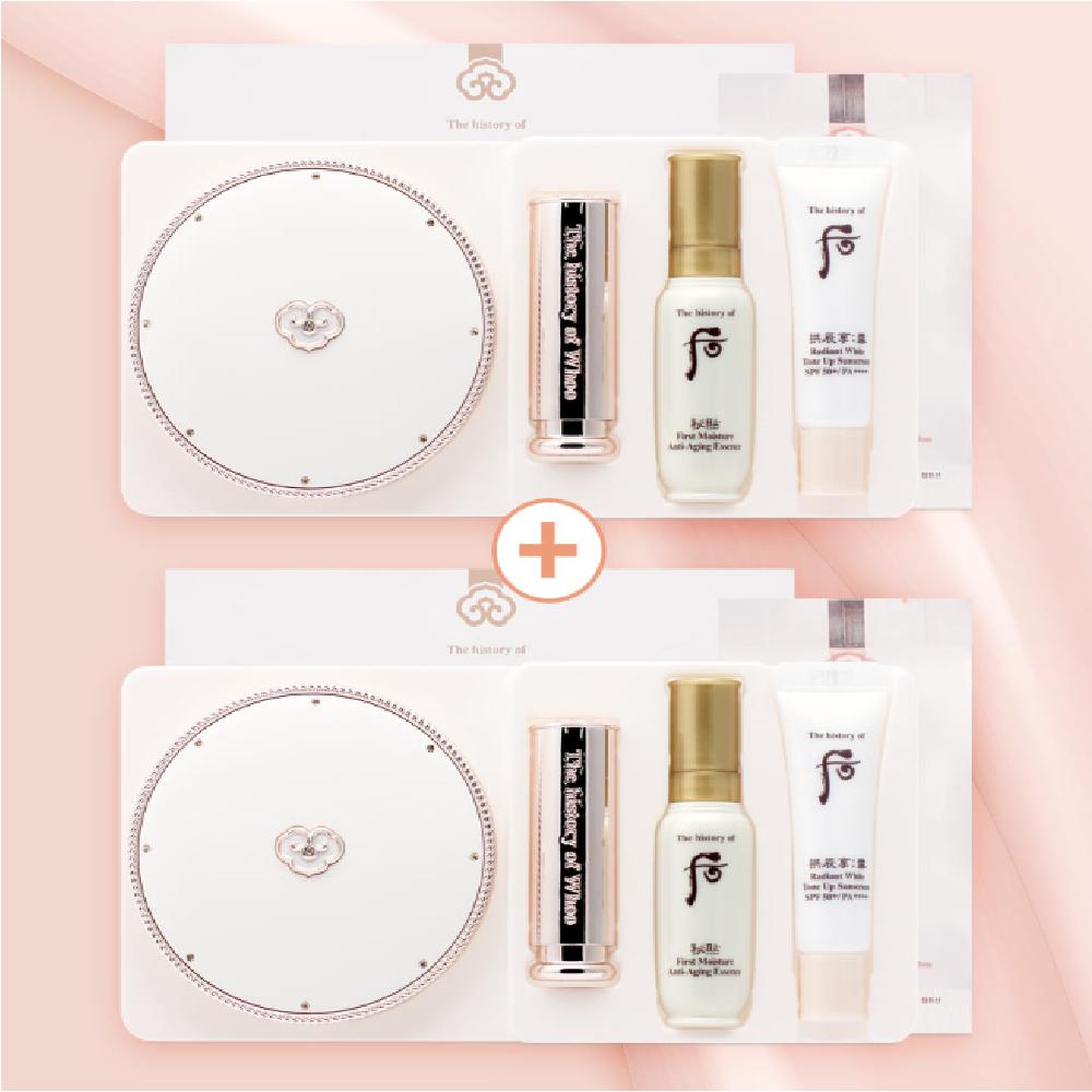 

The History of Whoo Gongjinhyang Seol Whitening Tone-up Sun Cushion Special (Main Product + Refill) 2-Pack (P003082386)
