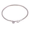 20cm Silver 3MM Snake Chain Bracelets Factory Fashion Top Quality Jewelry Charm Cute Women Lady Wedding