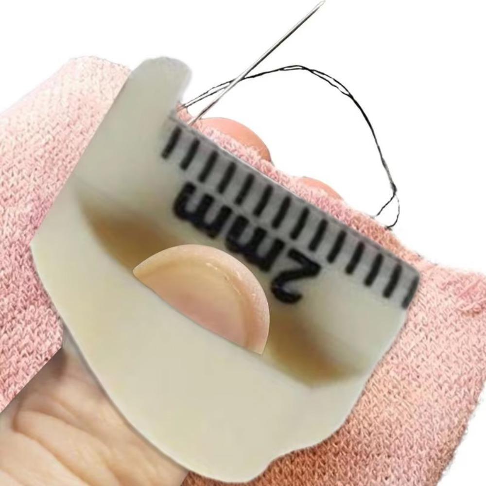 3PCS/SET DIY Sewing Seam Allowance Tool 2/3/4mm Sewing Template Finger Ruler Beginners