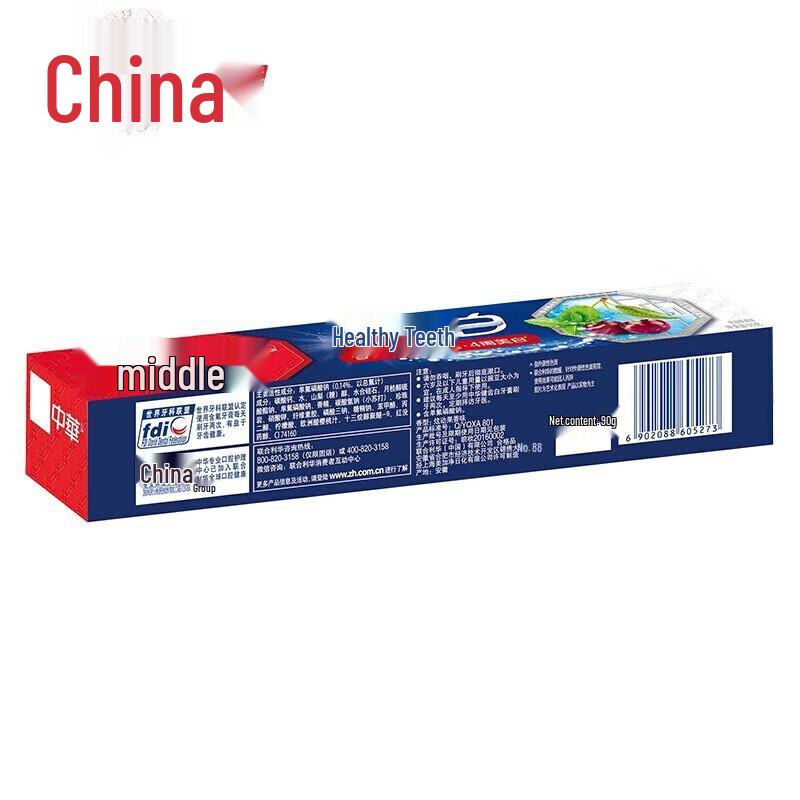 Zhonghua Strong Teeth White Dynamic Fruit Flavor Toothpaste