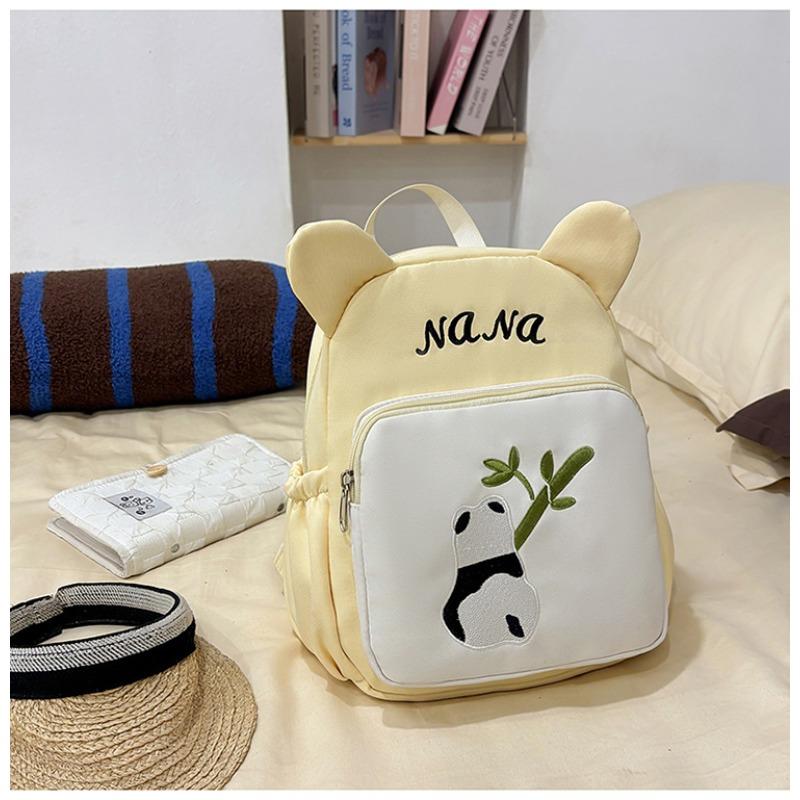 The new schoolbag is high-value, fresh, sweet and cute, red panda backpack, kindergarten level 1-3 large-capacity backpack.