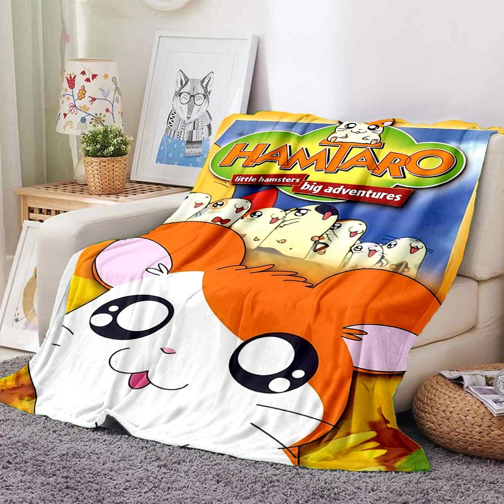 1 Stück Hamtaro Decke Vielseitig für Sofa, Büro, Bett