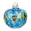 High Borosilicate Glass Spheres Hand Blown Ball Ornament, Colorful Christmas Hanging Decoration Handmade Ornaments for Tree, Window, Patio,