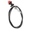 Control Cable 55204 2 Inch 10 Feet Length Car Truck Industrial Black Knob Multipurpose Universal Cable