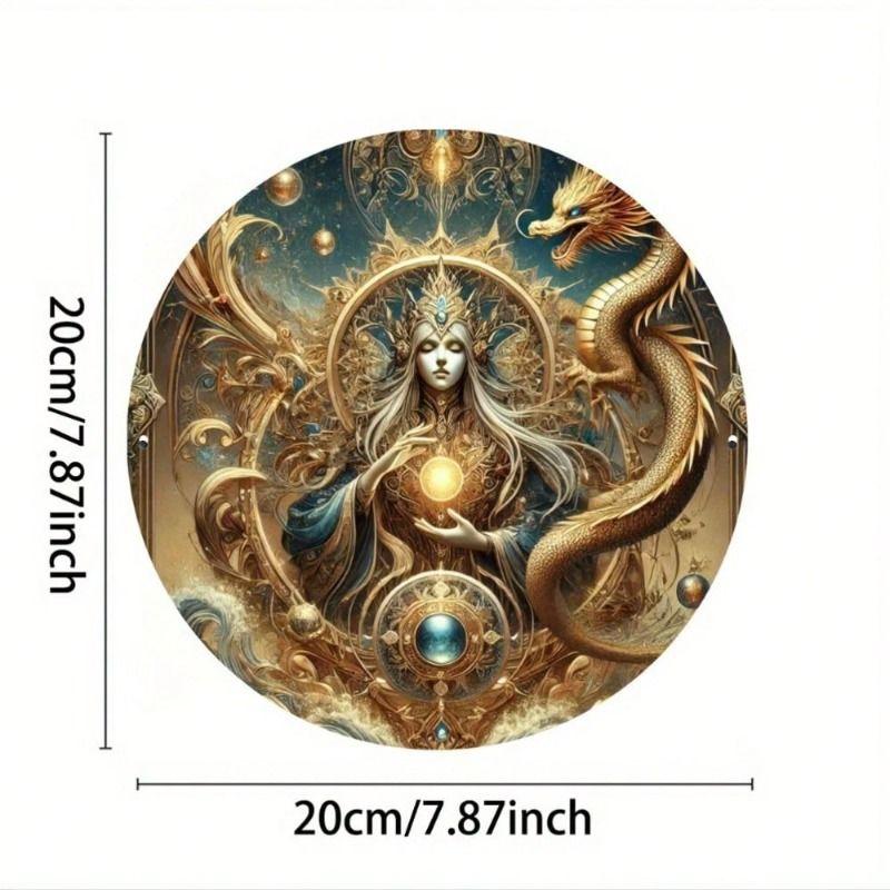 Metal Wall Art Sign Home Decor 20x20 Cm