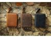 Genuine Leather RFID-Blocking Accordion Card Holder with Multi-Card Slots & Retro Coin Purse
