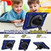 Rotating Rugged Case for Lenovo Xiaoxin Pad 2024 Tab M11 TB-330FU TB-331FC Armor Cover with Hand Strap 3-Layers Protection Funda