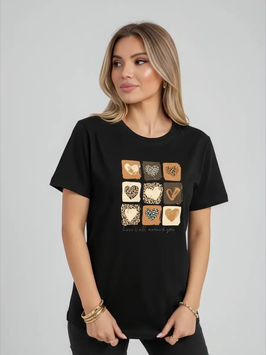 Оверсайз тишотка в стиле opium y2k L