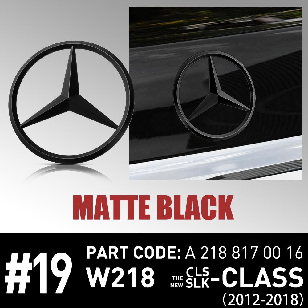 GLC GLB 1pc 8cm ABS Car Rear Decal Trunk Emblem Sticker Buckle for Mercedes Benz CLS350 CLS400 CLS500 CLS550 CLS63 AMG S W218 2
