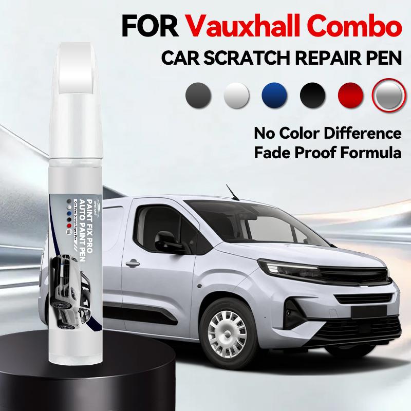 

Arctic White Carbon Black Contract Grey For 1985-2025 Vauxhall Combo Paint Repair Pen Touch Up Scratch Remover Auto Accessories срібний