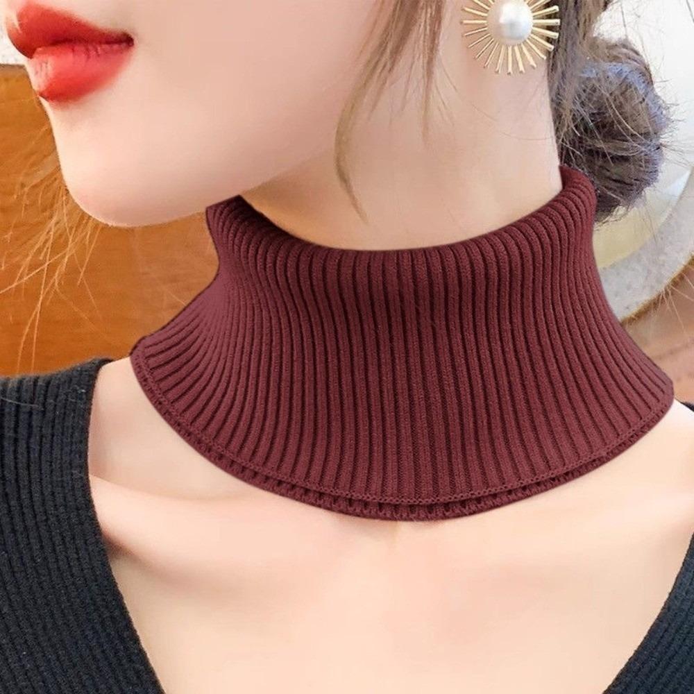 Knitted Neck Warmer Detachable Turtleneck New Fake Collar Gift