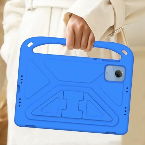 XunyLyee Kids Case for Lenovo Idea Tab 11 Inch (TB336ZU / TB336FU) 2025 Tablet, Eva Shockproof Handle Protective Cover for Children, Blue