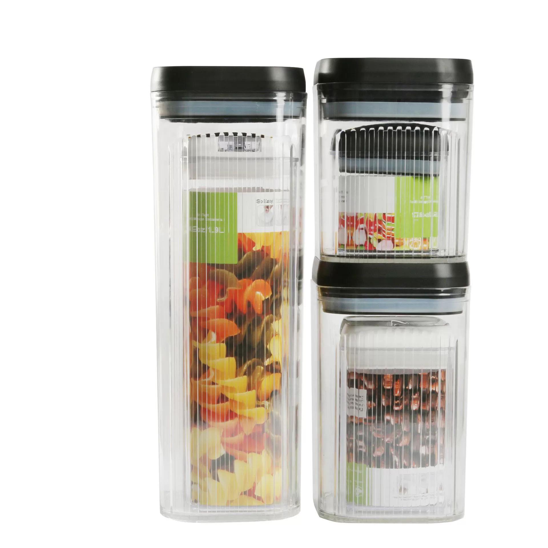 

Contenedor de almacenamiento de alimentos sellado para cocina, organizador de granos y especias