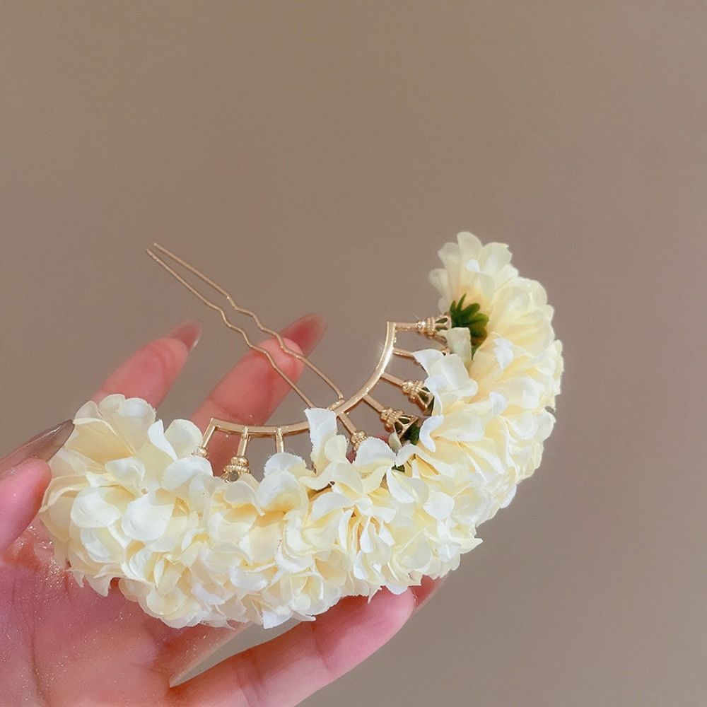 Fairy Flower Hair Stick Sweet Thai Hairpin Headdress Bride Hair Accessories  Bridesmaid