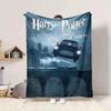 1pc Harry Potter Flannel Throw Blanket - HD Printed Lightweight Soft Warm All-Season Blanket for Sofa, Bed, Travel, Camping 036