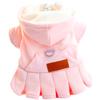 Winter Hundekleidung Prinzessin Katzenkleid Mantel für kleine Hunde Teddy Haustier Jacke mit Loch für die Leine Ropa Para Perro