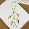 Handmade Flower Pu Leather Pendant Tomato Bag Pendant Fashion Leather Keychain  Men