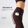 Women's Butt Lifting Yoga Pants with Side Pockets - Outdoor Fitness Leggings