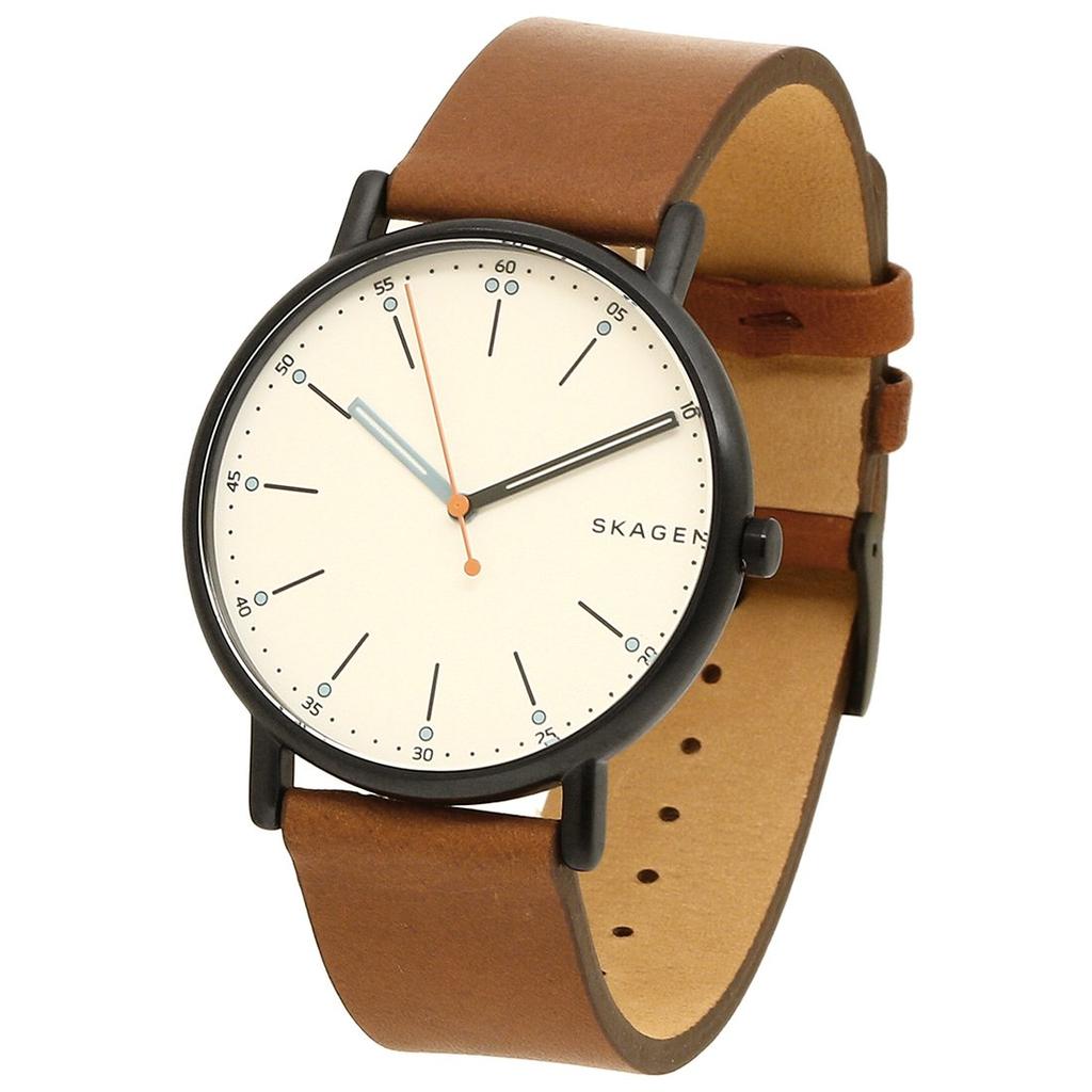 Skagen Men's Watch SKW6374 Brown/White [Parallel Import]