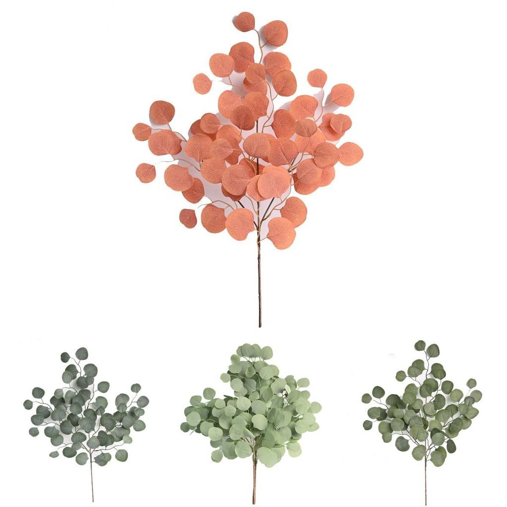 Faux Eucalyptus Flower Display With Handpainted Details For Home Decor And Event Decoration