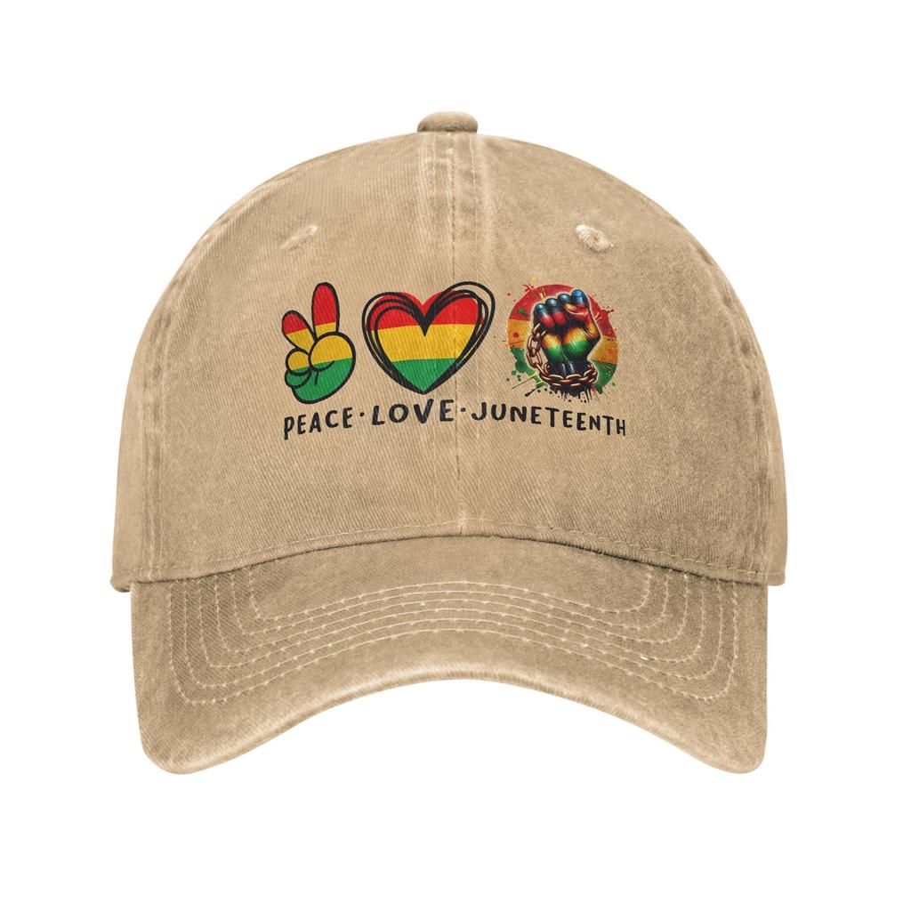 Juneteenth Day June th African American Pride Merch Baseball Cap Unisex Casual Caps Hat Adjustable Trucker Hat